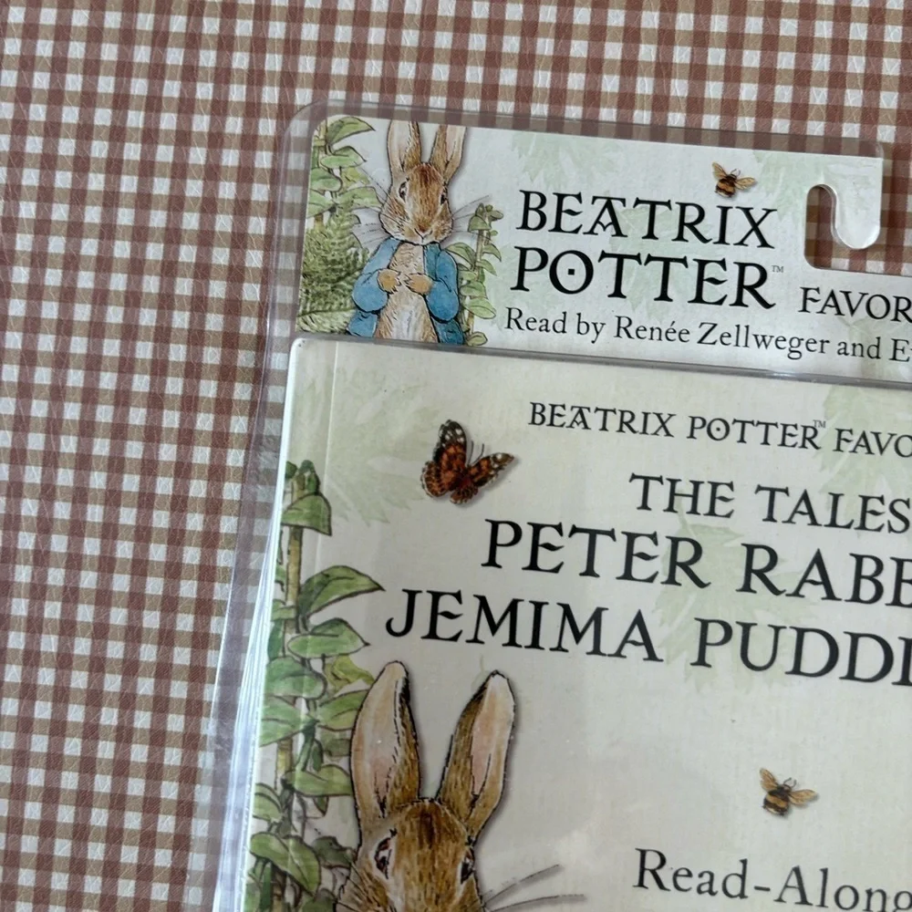 THE TALES OF PETER RABBIT AND JEMIMA‎ PUDDLE-DUCK BOOK. Read along. NEW